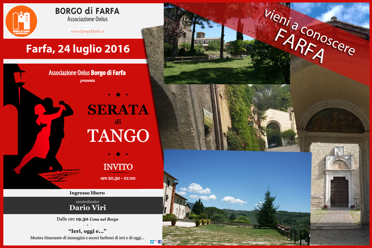 Tango a Farfa nel 2016